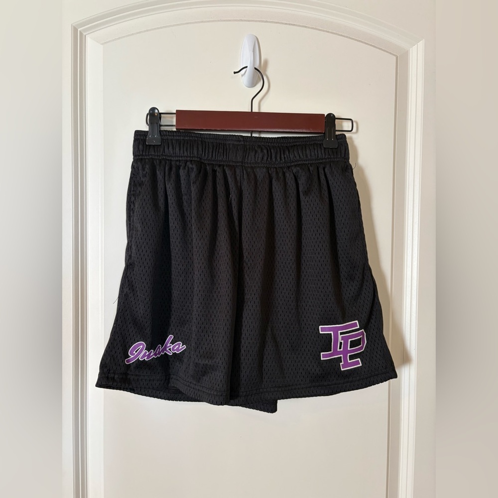 Inaka Power Black Shorts Purple Logo